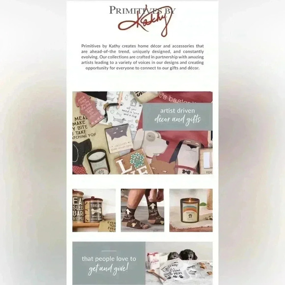 ❤️ “Life Without Dogs” Primitives By Kathy Decorative Box Sign, 4  x 7.5 Inches - Picture 4 of 4